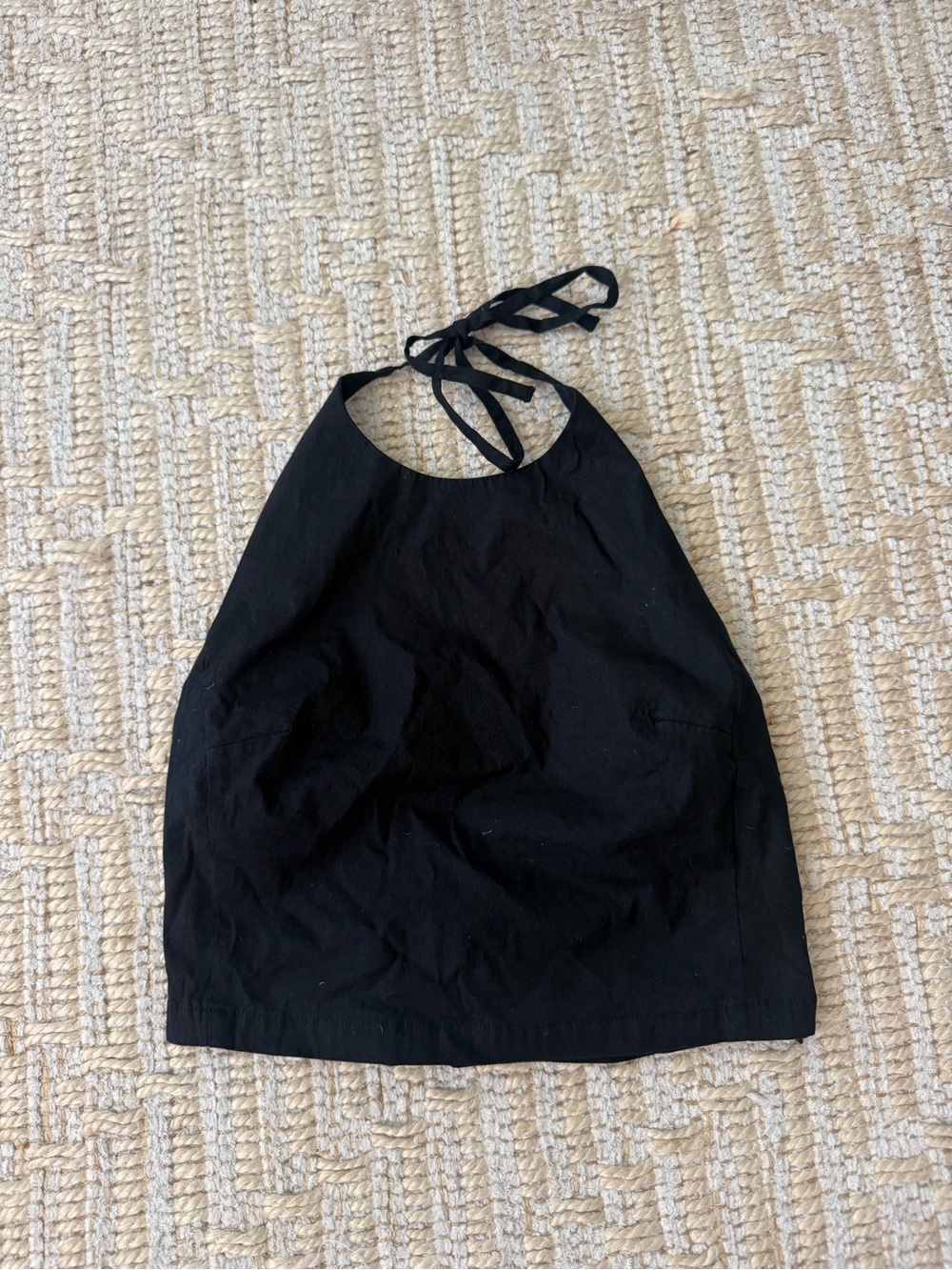 Athleta Black Halter Tank Top